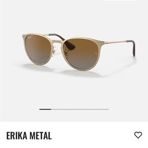 Ray-ban Erika metal gold